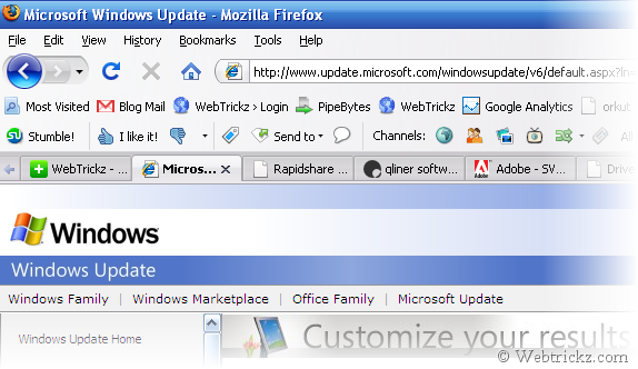 Mozilla Firefox Internet Explorer. a Mozilla/Firefox tab. IE