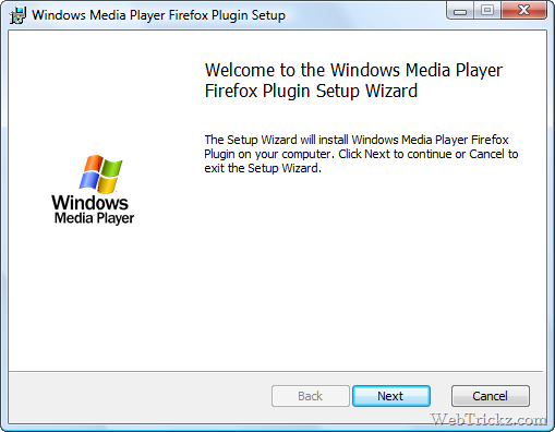 Windows Media Player Firefox Plugin 
