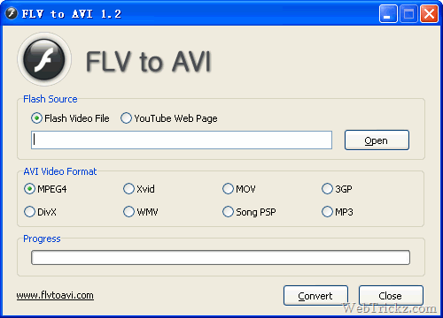 FLV to AVI Converter