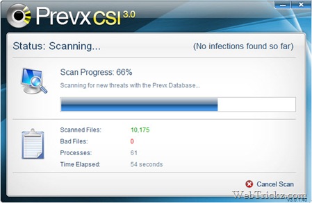 PrevxCSI - Free Malware Scanner PrevxCSI - Free Malware Scanner