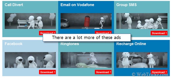Download all vodafone official ads at one place