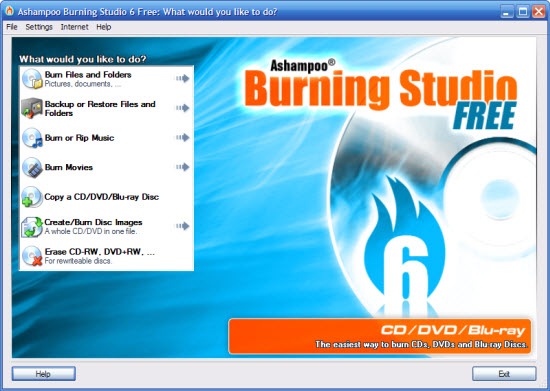 Ashampoo Burning Studio 6 FREE