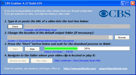 CBS Grabber