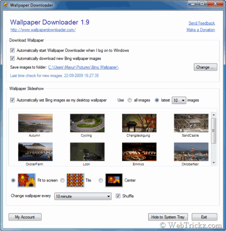 Bing wallpaper downloader