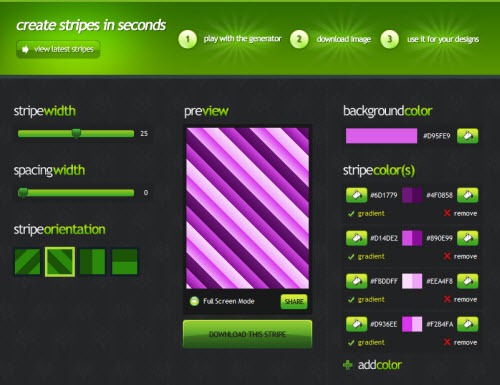 create stripe backgrounds