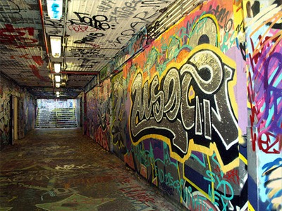 Sydney University Graffiti Tunnel 