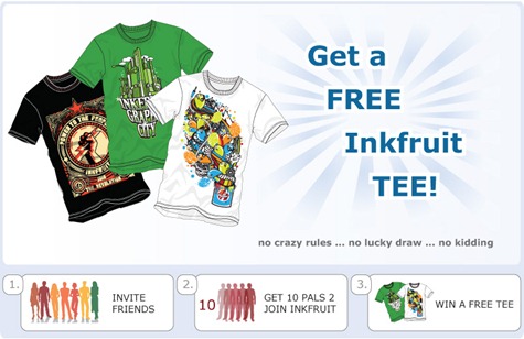 Free Inkfruit T-shirt