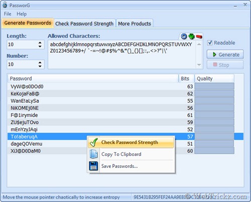 PassworG- Free password generator 
