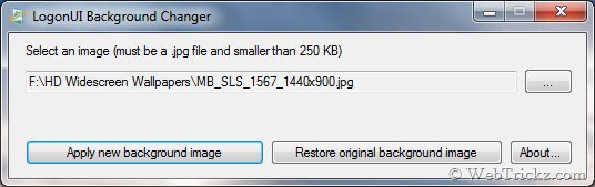LogonUI Background Changer