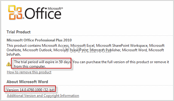 Microsoft Office 2010 Plus Serials