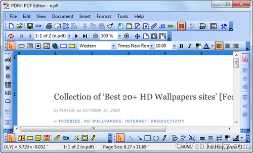 pdf editor freeware