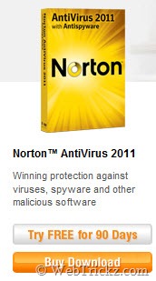 Get Norton Antivirus 2011 Free for 90 Days [OEM Subscription]