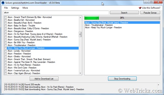 SciLor's grooveshark™.com Downloader 
