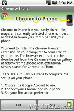 Chrome to Phone_android Chrome to Phone_android