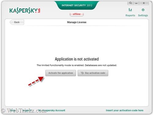  Kaspersky 2012_activate application