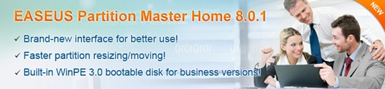 EASEUS Partition Master Home 8.0.1 