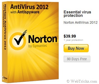 Download Free 90 Days Trial of Norton AntiVirus 2012