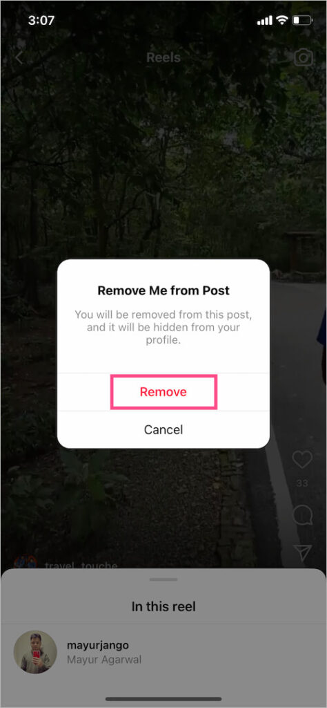 Here S How To Remove Tag From Instagram Reels