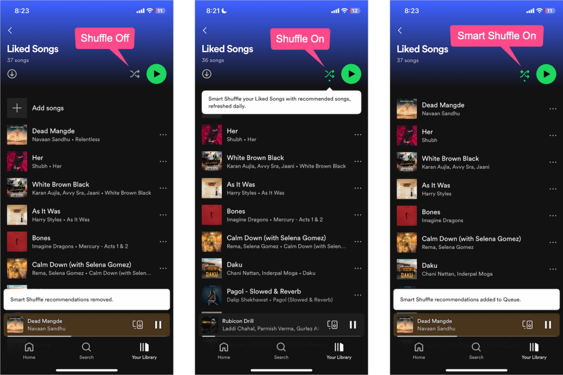 How To Turn Off Smart Shuffle On Spotify Mobile App