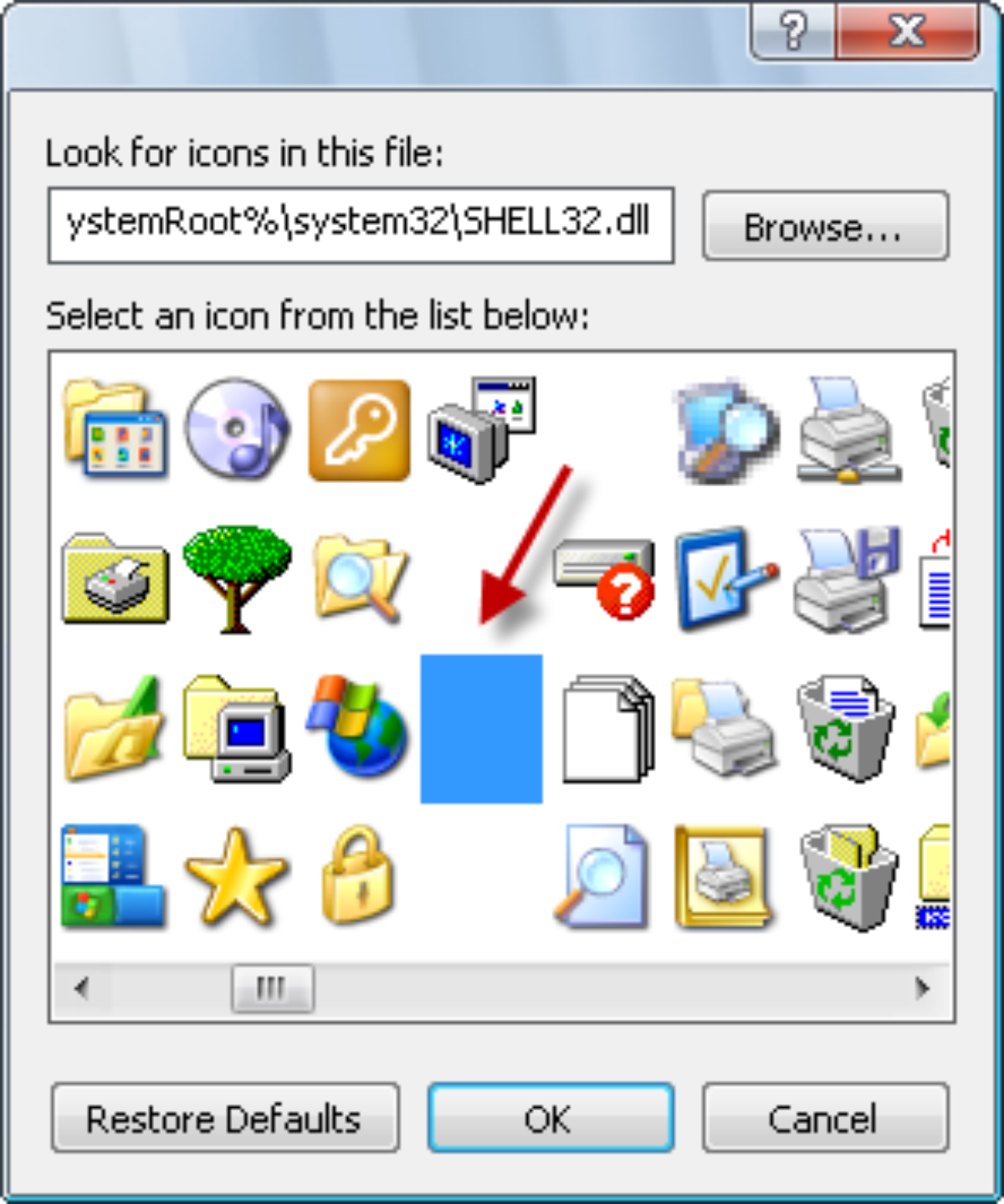 Systemroot system32 shell32 dll