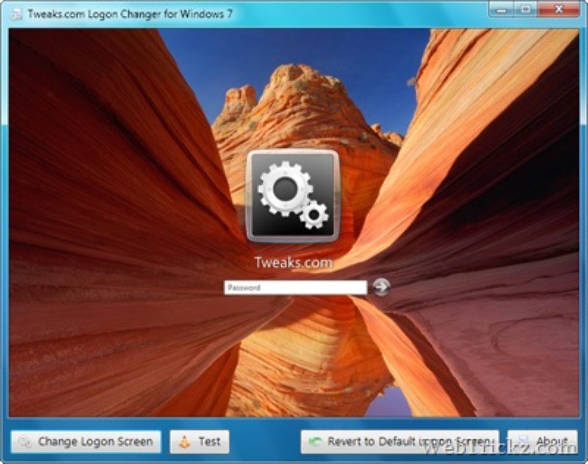 Free Tool To Change Logon Screen In Windows 7