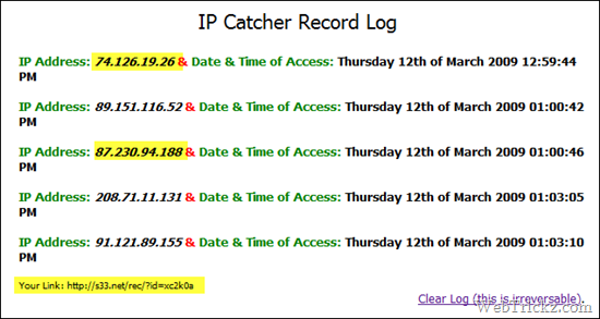 Find and locate others IP Address 