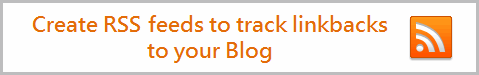 Track linkbacks to your blog using RSS feeds  