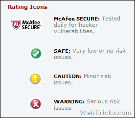 mcafee Site Advisor software