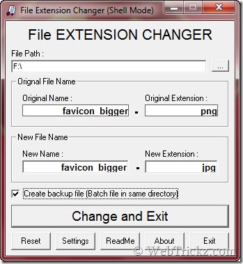 File changing