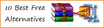 10 Best Free Alternatives to WinRar and WinZip 