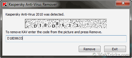 Kaspersky removal tool