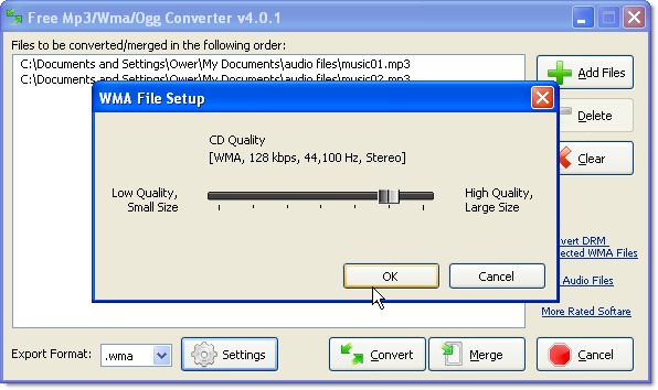 Free Mp3/Wma/Ogg Converter 