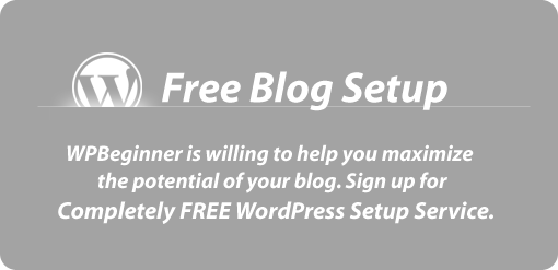 Free WordPress blog setup