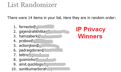 IP Privacy winners