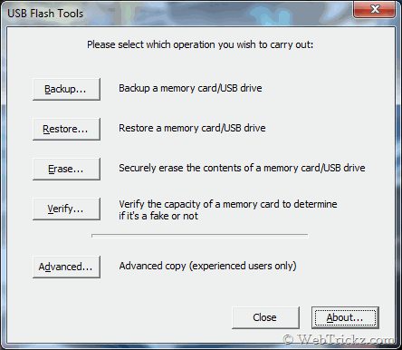 secure erase usb flash drive