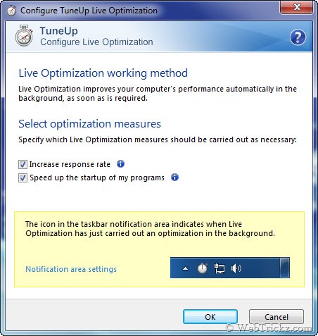 TuneUp Live Optimization