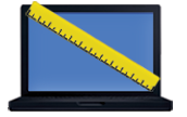measuring Laptop screen 