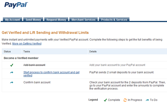 Paypal your account is limited