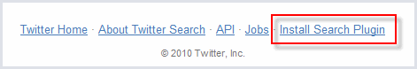 Click on Install Search Plugin
