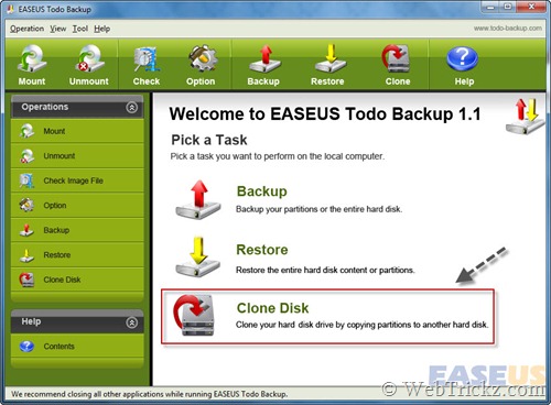 easeus clone disk