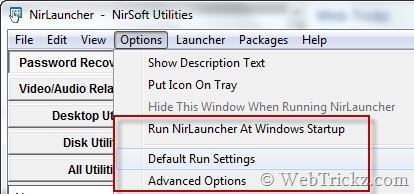 instal NirLauncher Rus 1.30.4 free