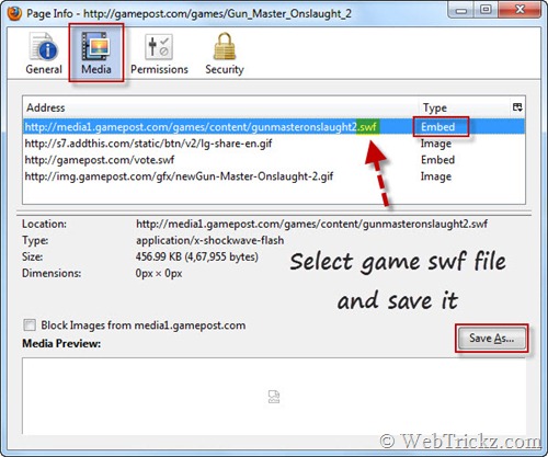 saving flash games in firefox 