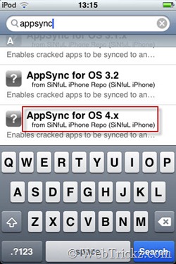 appsync for OS 4.x
