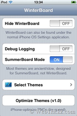 Winterboard app