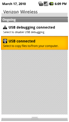 USB connected