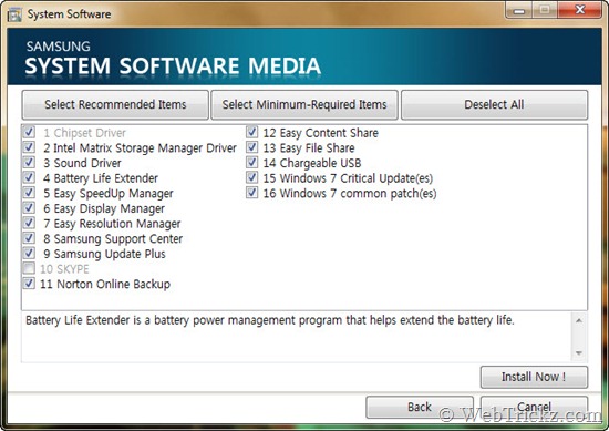 samsung n148 software and drivers