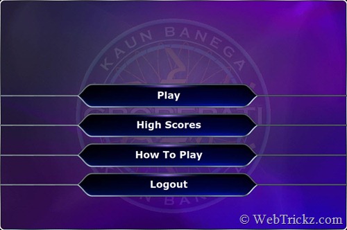 Play KBC online game