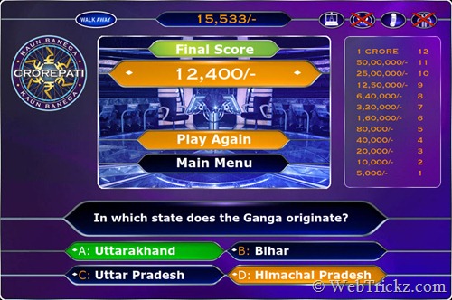 kbc online game