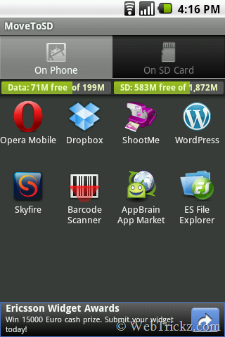 move to sd card app free