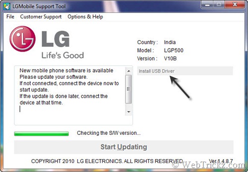 lg stylo usb driver for mac